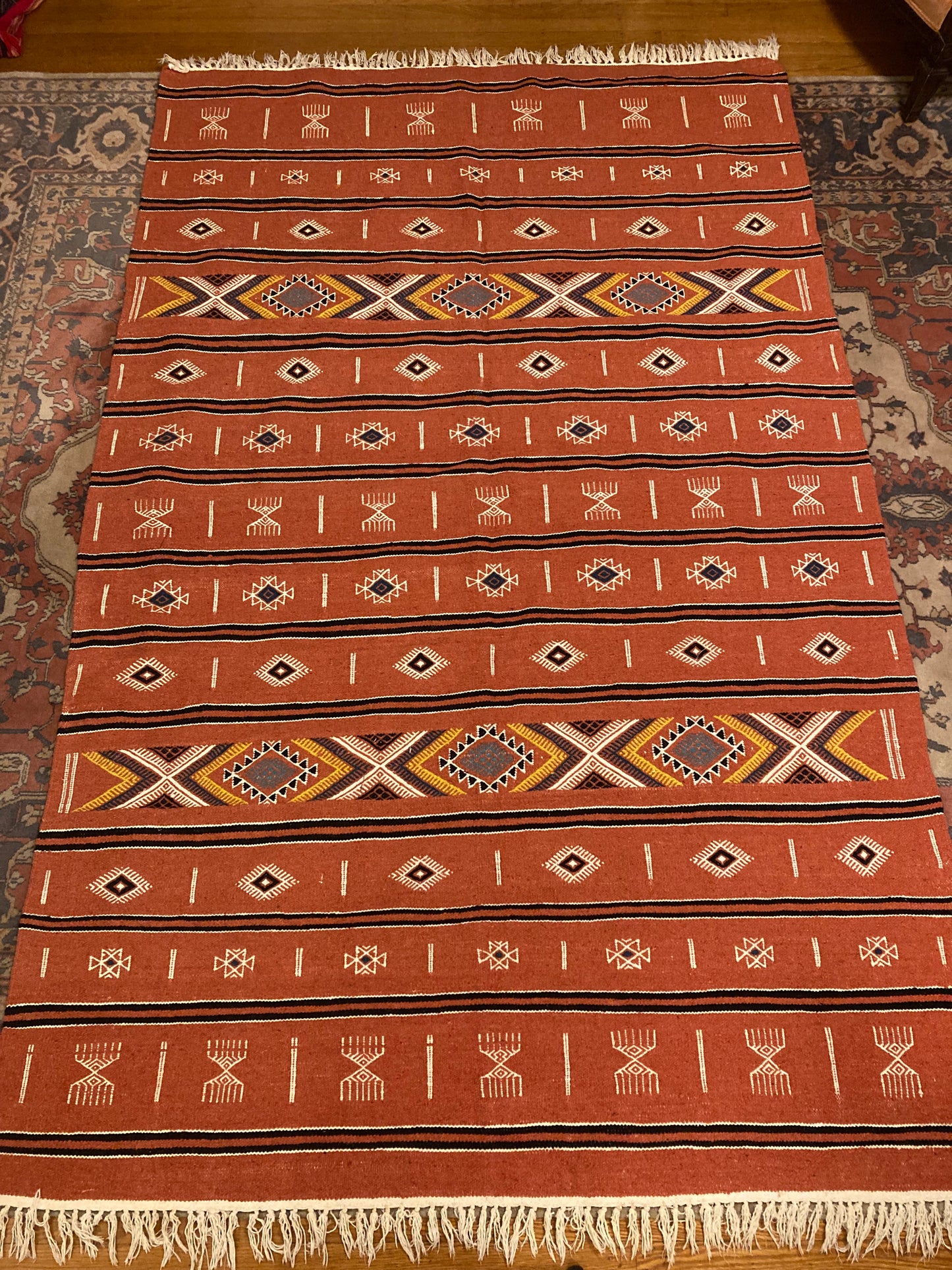 Toujani Rug, series 1 2022 (2/28) Size 63" x 98"