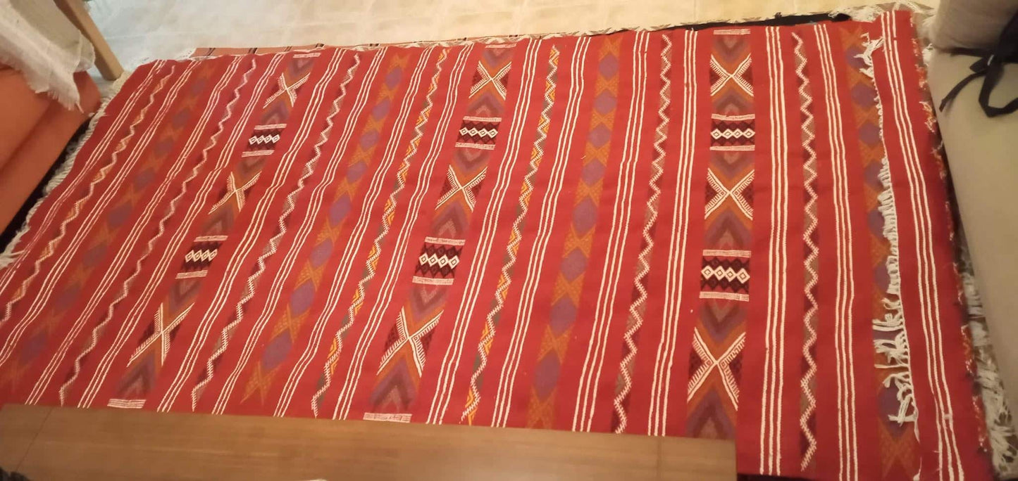 Toujani Rug, series 1 2022 (7/28) Size 59" x 108"